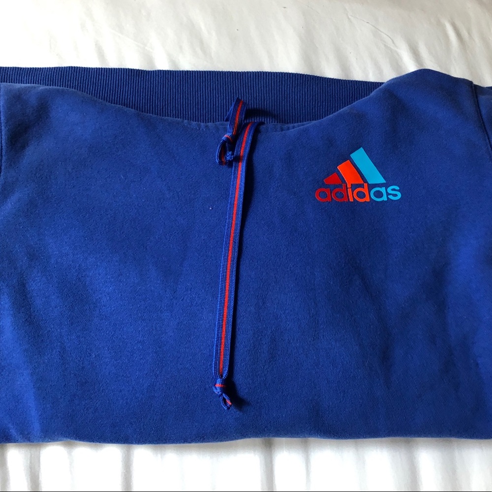 Blue Adidas hoodie